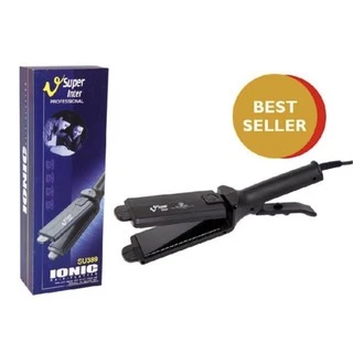#เครื่องหนีบผม รีดผม #ซุปเปอร์ วี อินเตอร์ Super v inter ionic SU389 [หน้าใหญ่ มีฟัน]