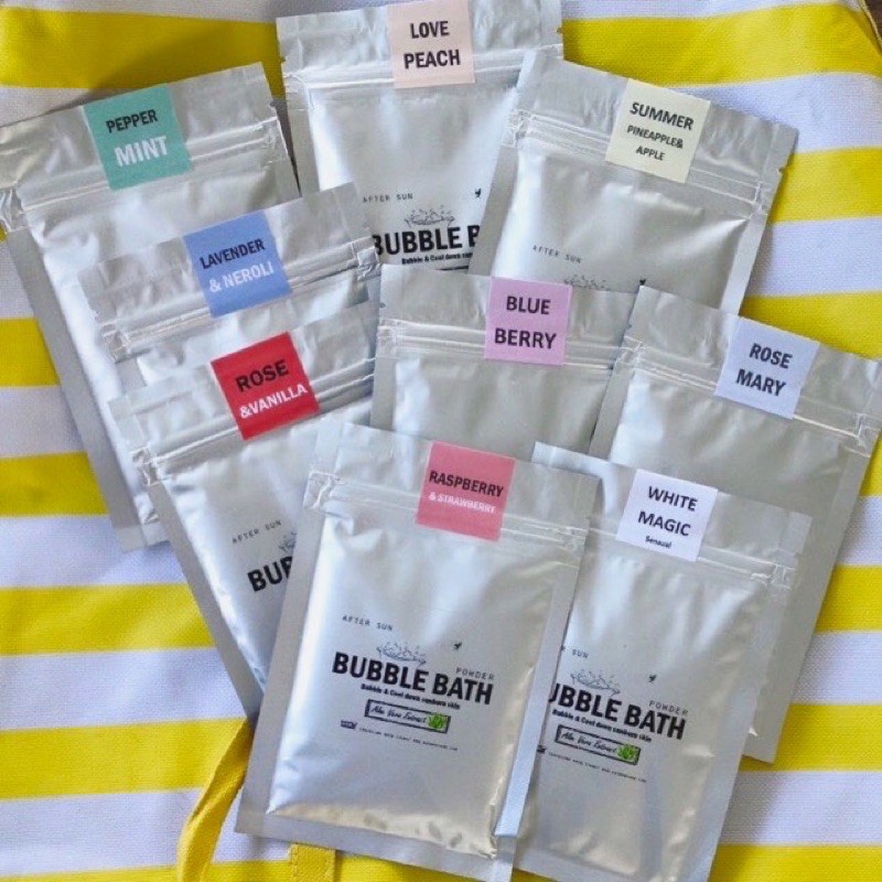 Bubble Bath สบู่ทำฟองในอ่าง ฟองขึ้นง่ายมาก มี 12 กลิ่น 💖 มีของแถม!