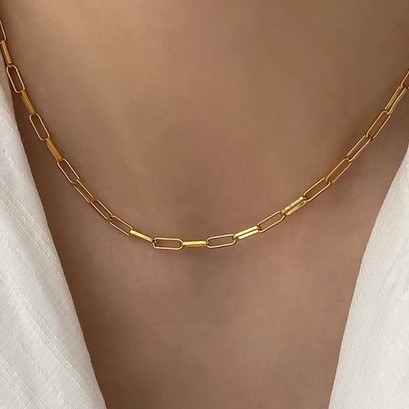 SALE สร้อยคอโซ่ สร้อยคอเกาหลี 14k  chain necklace