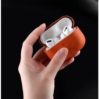 Melkco สําหรับ AirPods 4 3 2 1 หนังพรีเมี่ยมหูฟังสําหรับ AirPods Pro 2 อุปกรณ์เสริมหนังวัวแท้