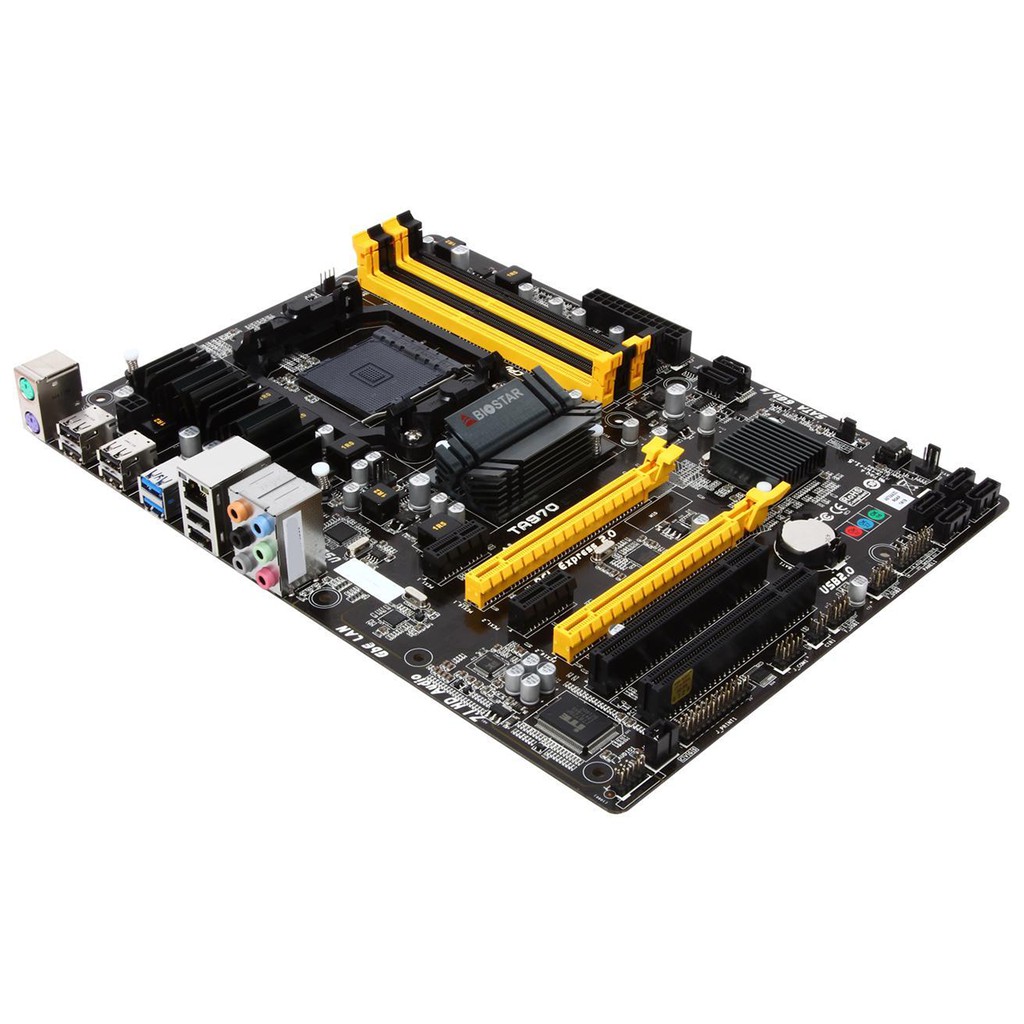 BIOSTAR TA970 Ver. 5.3 AM3+ SB950 SATA 6Gb/s USB 3.0 ATX AMD Motherboard with UEFI BIOS *Used
