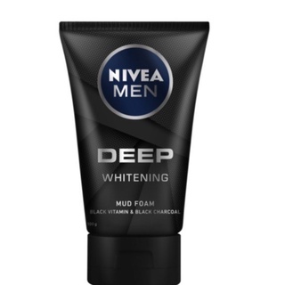 NIVEA MEN นีเวีย เมน ดีพ ไวท์เทนนิ่ง เฟซ มัดโฟม ดีพไวท์ (8850029025391)