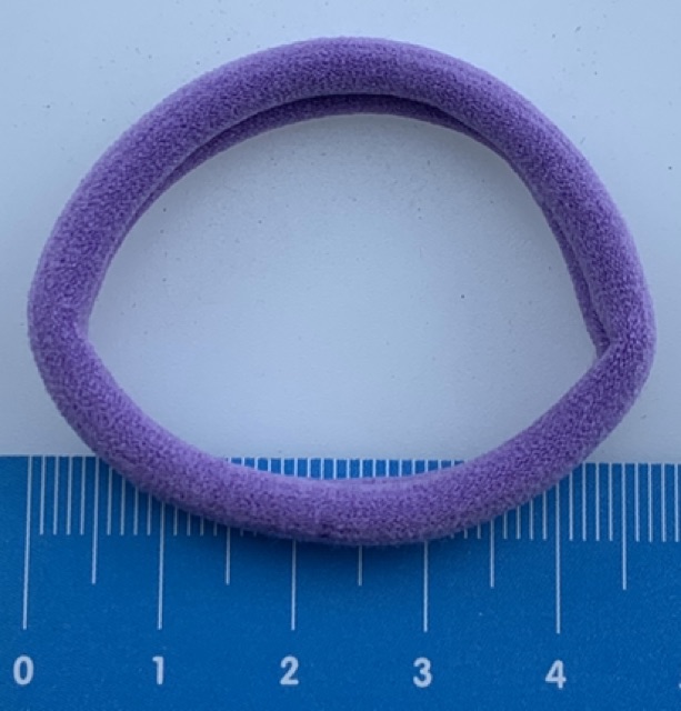 HVL 💝ซื้อทุก2ชิ้น ลด 50%💝 ยางรัดผมแผง 8 ชิ้น 1 แผง E0B - 01B,M - รูปที่ 4