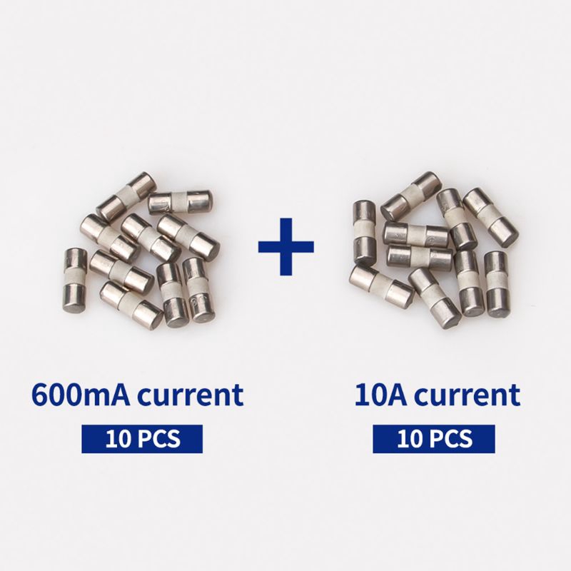 Ceramic Fuses For Multimeter Instrument 600mA 10A Ceramic British Plug Fuses