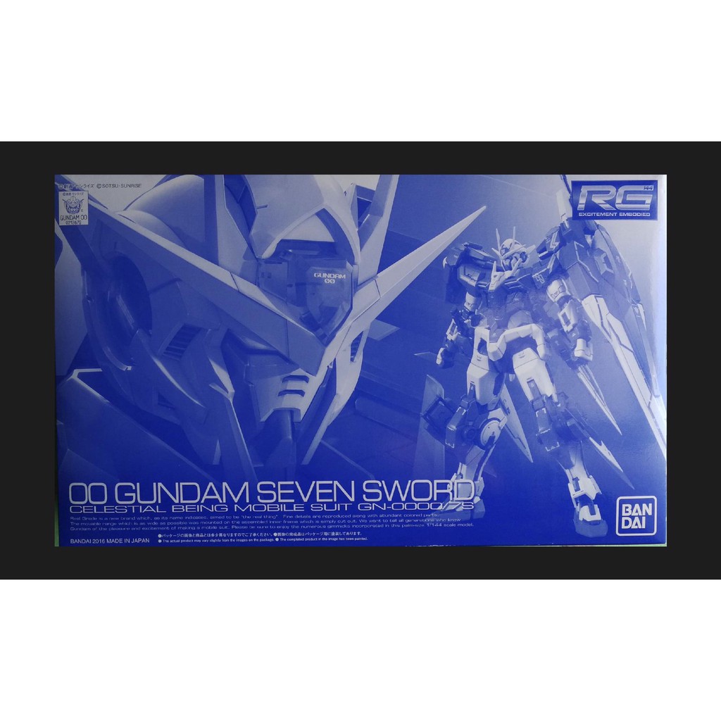 [P-Bandai] RG OO Gundam Seven Sword/G
