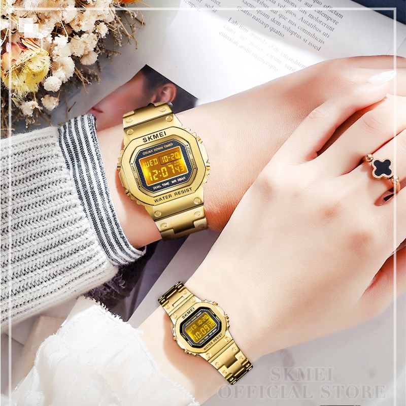 SKMEI 1456/1433 ของแท้ นาฬิกาดิจิตอลกันน้ำ ใส่ได้ทั้งผู้ชายและผู้หญิง