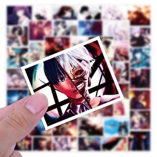 💥ถูกที่สุด💥Tokyo Ghoul Sticker สติกเกอร์กันน้ำรูปแบบที่แตกต่างกัน 52 ชิ้น