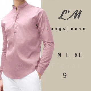 [เหลือ157฿ใส่โค้ดMAYINC30] 11 สี รุ่นกระดุม 1 เม็ด !!! เกาหลีฝุดๆ เสื้อเชิ้ตผู้ชาย คอจีนแขนยาว