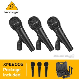 Behringer : XM1800S (ไมโครโฟนชนิดไดนามิค แบบแพ็ค 3 ตัว)