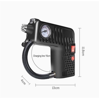 มือถืออเนกประสงค์ไฟฟ้า 12V รถแบบพกพาปั๊มลมเครื่องมือฉุกเฉินเด็ดขาด