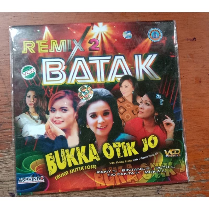 ตลับ vcd ดั้งเดิมของเพลง Batak Remix, bukka otik jo