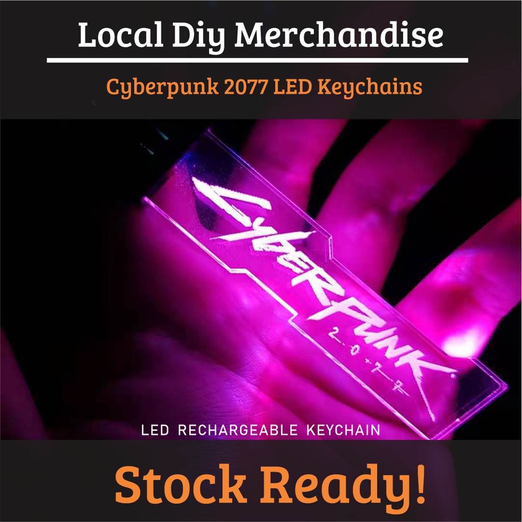 พวงกุญแจ LED Cyber Punk 2077