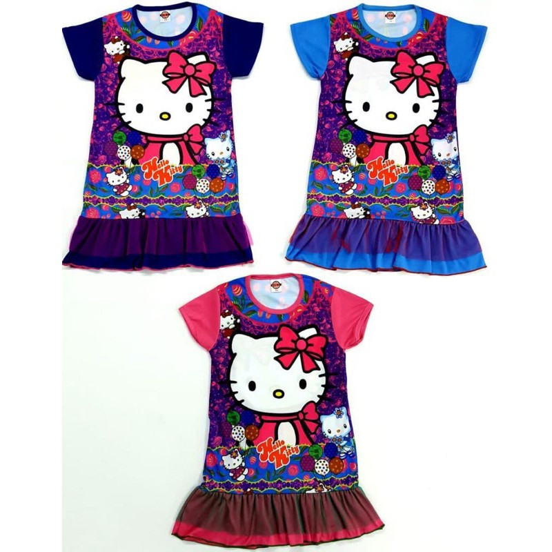 [มาใหม่] DRESS ROPOL GIRL 3-10 ปี MATERIAL MICRO