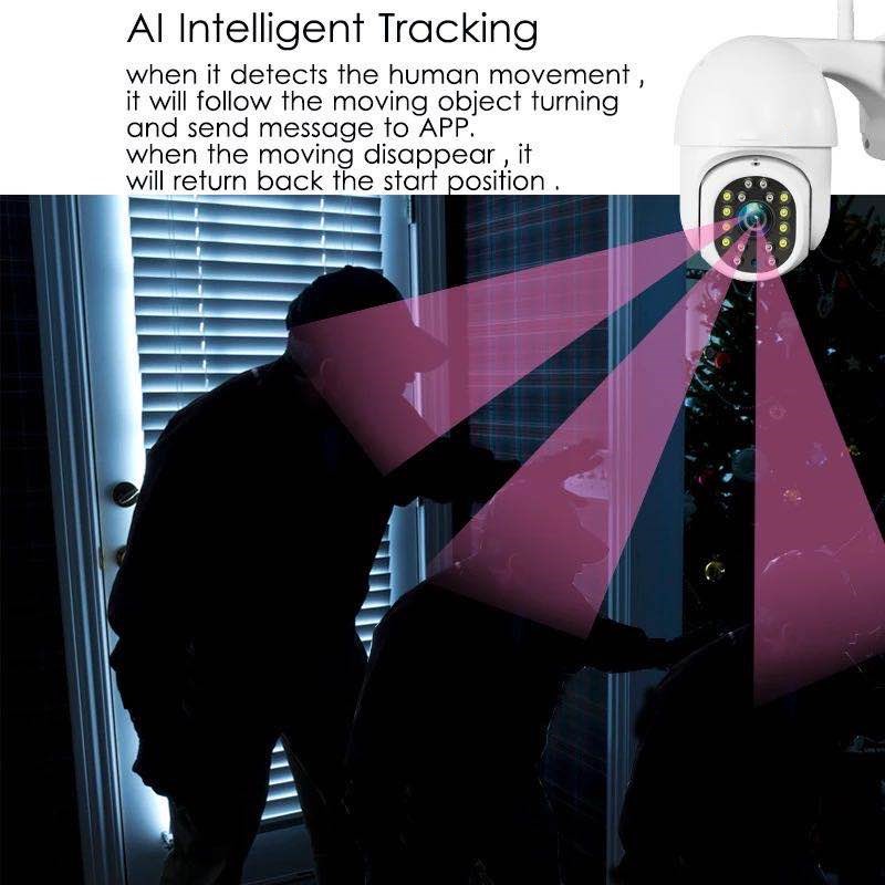 YooSee กล้องวงจรปิดอัจฉริยะ WiFi IP Camera-D16A - FHD 1080P 2 ล้านพิกเซล สามารถหมุนได้ กันน้ำ กันแดด กันฝุน ดูผ่านมือถือ
