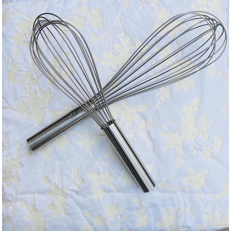 ตะกร้อตีไข่แบรนด์ genta ตะกร้อตีแป้ง ที่ตีไข่ ที่ตีแป้ง ตะกร้อมือ ตะกร้อกวนสแตนเลสแท้ 100% ไม่เป็นสนิมใช้งานทนทาน(4ขนาด)