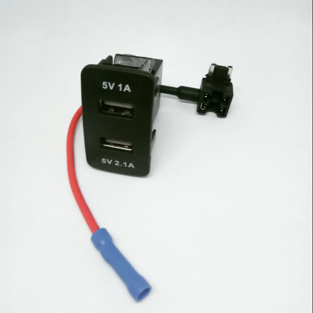ช่องต่อ USB charger สำหรับ Honda พร้อม fuse tap