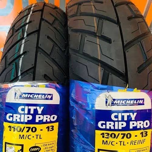 ยางมอเตอร์ไซค์Michelin มิชลิน New city grip pro 110/70-13&130/70-13