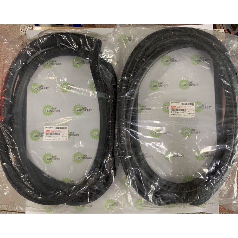 ยางขอบประตูหน้า ยางกระดูกงูประตูหน้า ISUZU D-MAX'03-'2011 แท้ศูนย์