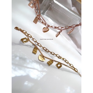 Jaoying - Stainless Steel ❤️ New York Bracelet (สร้อยข้อมือ)