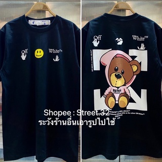 T-shirt  เสื้อยืดแขนสั้น Off Wh.. dre&amp;wS-5XL