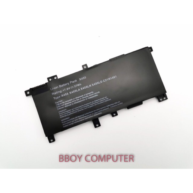 ASUS Battery แบตเตอรี่ ASUS K455 K455L X454L X455 X455LA X455LD X455L X455LJ X455LN  ASUS C21N1401 (