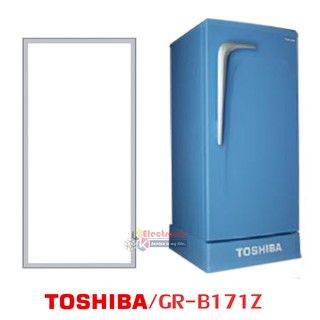 ขอบยางตู้เย็น Toshiba รุ่น GR-B171Z ของแท้ (ขอบยางแบบศรกดตามร่อง)