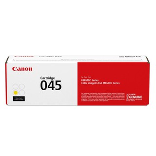 CANON TONER (หมึกสำหรับเครื่องพิมพ์) CARTRIDGE 045Y (YELLOW)