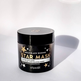 มาส์กหน้า ออลเพอร์ แบบลอกออก allpeaU gold black shining star mask เกาหลีแท้100%