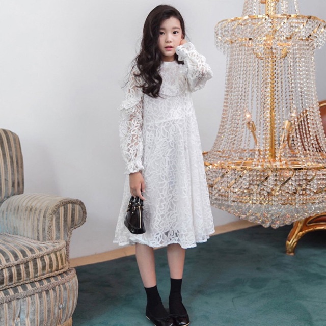 เดรสสีขาว ลูกไม้ ตัวนี้ งามมาก / A52 / 580