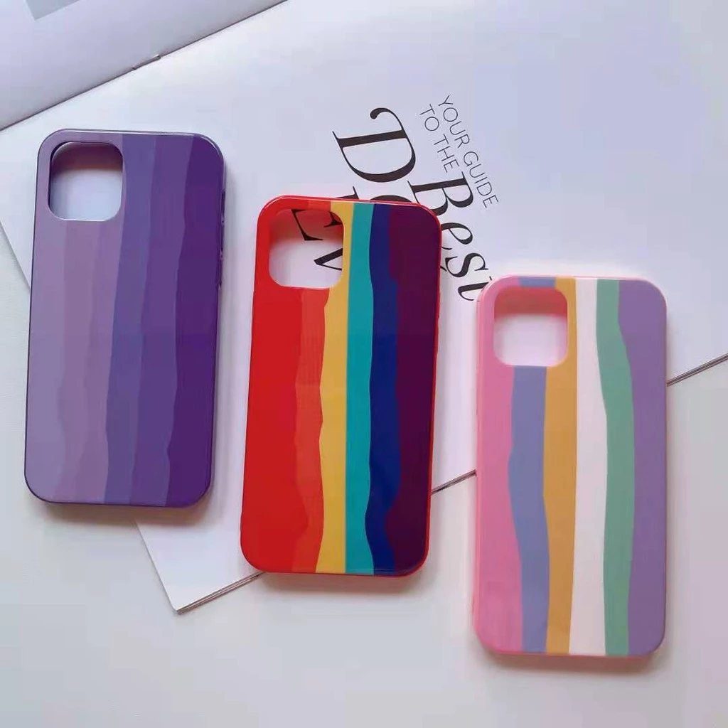 พร้อมส่ง เคสหลังIMD เคสสีรุ้งพาสเทล 12 12pro 12promax 11 11promax 6 6s 6Plus-6SPlus 7 8 SE 7Plus 8Plus X XS