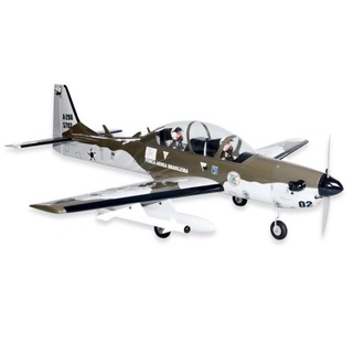 เครื่องบินตัวลำไม้ SEAGULL SUPER TUCANO ปีก1.65เมตร ใช้กับเครื่อง 91-124 (ไม่รวมวิทยุ รีซีฟ)