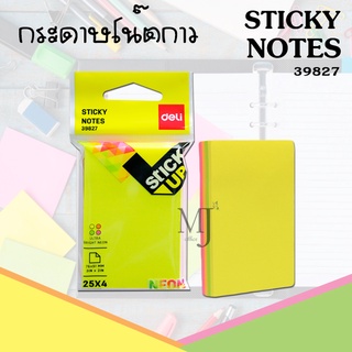 Deli 39827 Sticky Notes กระดาษโน๊ตกาว 100 แผ่น