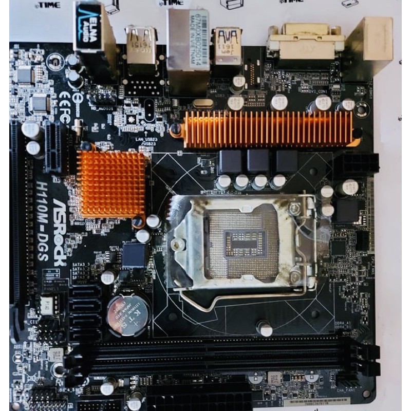 เมนบอร์ด Asrock h110m dgs มือสอง