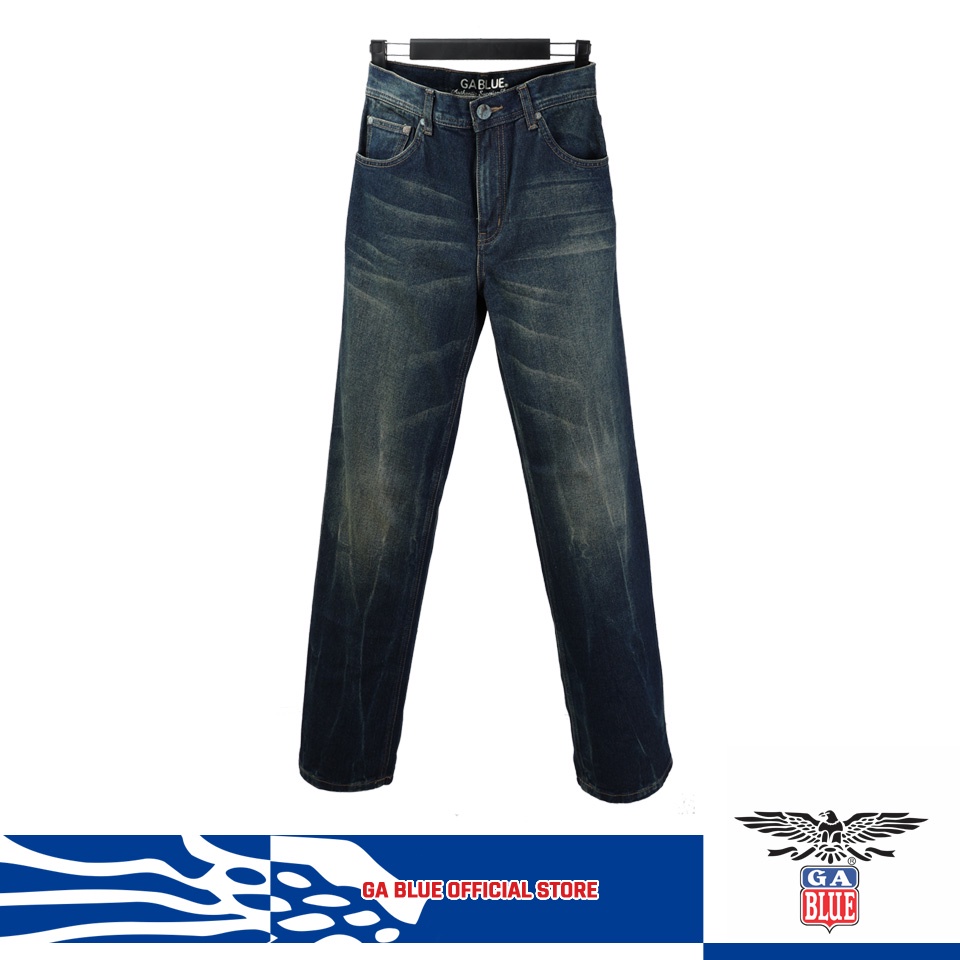 GA Blue 911 Mens Regular Rise Regular Fit Jeans - 1354