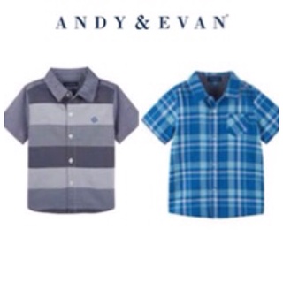 Andy&amp;Evan Short Sleeve Button-down Shirt