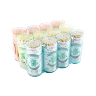 ไม้จิ้มฟัน 2 ปลาย ต้นหลิว (แพ็ค12กระปุก) Toothpick 2 willows (pack of 12 bottles)