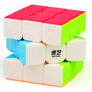 ของแท้ QiYi Warrior ลูกบาศก์ปริศนา ไร้สติกเกอร์ ความเร็ว 3x3 W 3x3x3