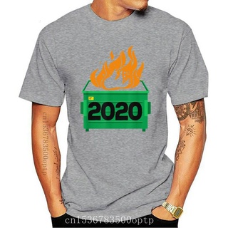 [S-5XL]เสื้อยืดผ้าฝ้าย แขนสั้น คอกลม พิมพ์ลาย Dumpster Fire 2022 แฟชั่นฤดูร้อน สําหรับผู้ชาย