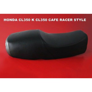 HONDA CL350K CL350 CB350 CAFE SEAT "CAFE RACER STYLE" // เบาะรถ สีดำล้วน นุ่ม กระชับ สินค้าคุณภาพดี