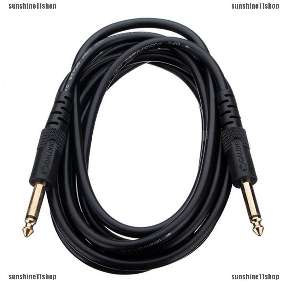 SSH 3M 10FT 6.35mm Guitar AMP Instrument Patch Straight JACK Male Lead