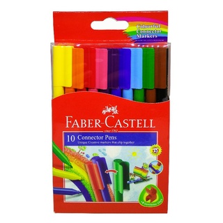 ปากกามาร์กเกอร์เชื่อมต่อ Faber Castell 10 สี 11150A SHSNP