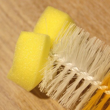 🔥[ พร้อมส่ง ]🔥 แปรงล้างขวดขวดนมและอุปกรณ์ (ชุด2ชิ้น) ทำความสะอาด  1ชุด/2ชิ้น - รูปที่ 3