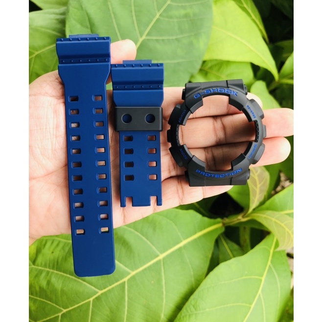 กรอบสายนาฬิกา Gshock รุ่น GA,GD-100,110,120 สีดำน้ำเงินของแท้ 💯 %