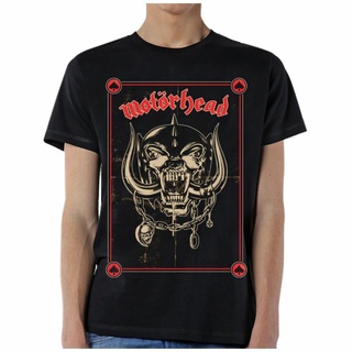 [S-5XL] เสื้อยืด พิมพ์ลายโปสเตอร์หัวกะโหลก MOTORHEAD แบรนด์ทางการ สําหรับผู้ชาย ไซซ์ M-L--2 923047