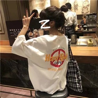 100% cotton bf strange top 2021 Korean Harajuku style versatile half sleeve ins trendy large size T-shirt womens short