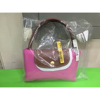 Longchamp fuchsia size m หูสั้น