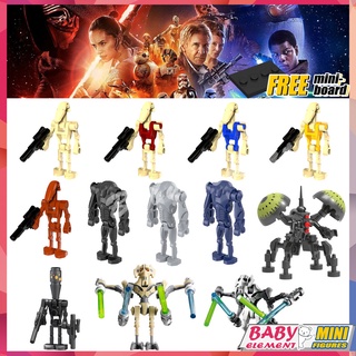 ฟิกเกอร์หุ่นยนต์ 12 แบบ Buzz Droid General Grievous Battle Droid Star Wars ขนาดเล็ก ของเล่น ของขวัญ สําหรับสะสม