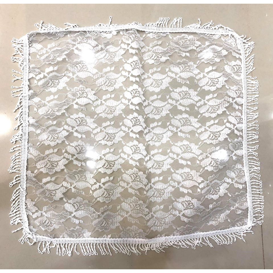 ผ้าคลุม นาค ผ้าคลุมหัวนาค ชุดนาค ผ้าลูกไม้อย่างดี