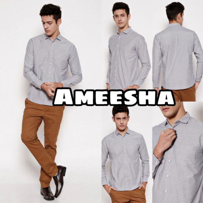 เสื้อเชิ้ต แขนยาว ไซซ์ 4XL 3XL 2XL XL L M 1st In The Shop