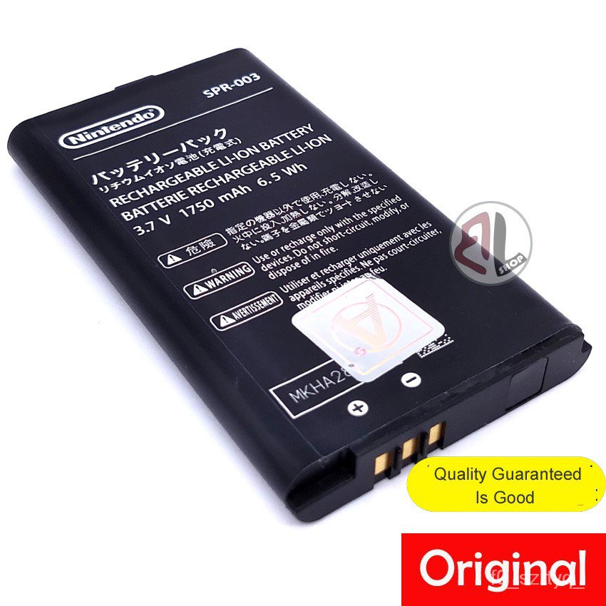 Nintendo New 3DS XL LL 1750 mAh 6.5Wh 3.7V SPR-003 Replacement Original Battery (Used) 4dHy